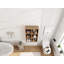 Ensemble de tablettes de rangement murales 12 pouces * 2 pour petite salle de bain, bureau, salle de rangement-1012408743
