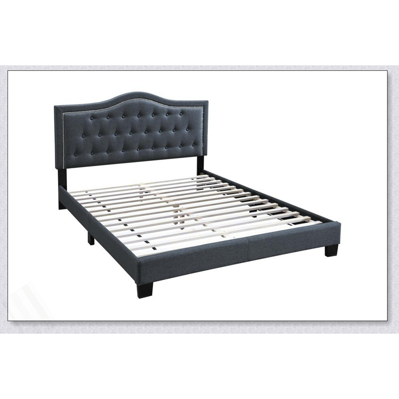 Mobilier de chambre à coucher 1pc, Gris anthracite, Lit double