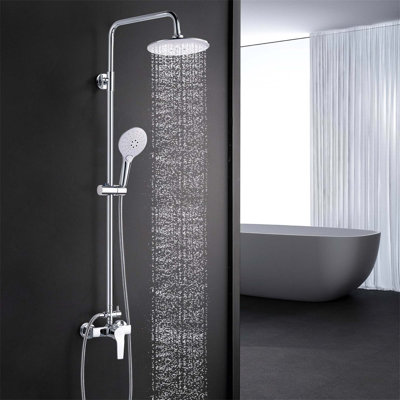 Rain and Massage/Jet Fixed Shower Head