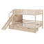 Lit superposé avec escalier de rangement, glissade et tiroirs-819141955-1068228196