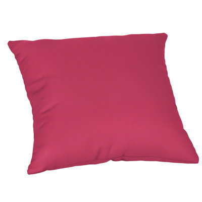 Casual Cushion Solid Sunbrella® Fabric 1-Piece Indoor/Outdoor Square Throw Pillow, 20"W x 20"L, Cast Ocean