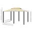 Abri de jardin avec abri de jardin avec rideaux, toit ventilé, structure en acier-113632966-113632970-113632975