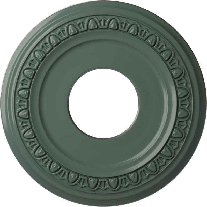 Médaillon de plafond l 12,25 po x P 1,125 po Jackson, Tourbillon de nuages