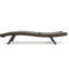 Chaise longue d'extérieur - Pe avec structure en aluminium, détails faits à la main, profondeur 79,25 po x l 27,04 po, hauteur 15,19 po, sans assemblage, fabriqué à la main, assemblage, P l