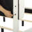 White Boucle Upholstered Platform Bed