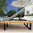 Outdoor Chaise Lounge With Side Table-1419184655
