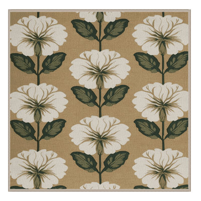  Tapis hawaïen lavable en tubéreuse