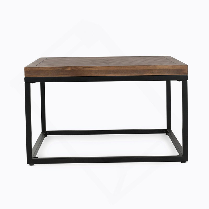 Table basse carrée 30 po Chantel Amande