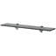 Tablette murale flottante avec supports à pince en verre trempé-873435518-873435403