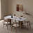 Modern simple style rectangular dining table-107254662