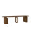 Table de salle à manger extensible pliable pour 1 à 10 personnes, console multifonctionnelle en bois extensible-1330398943
