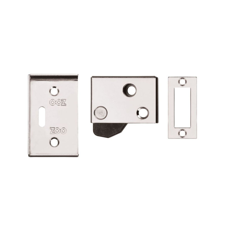 Hush Latch, Polished Chrome