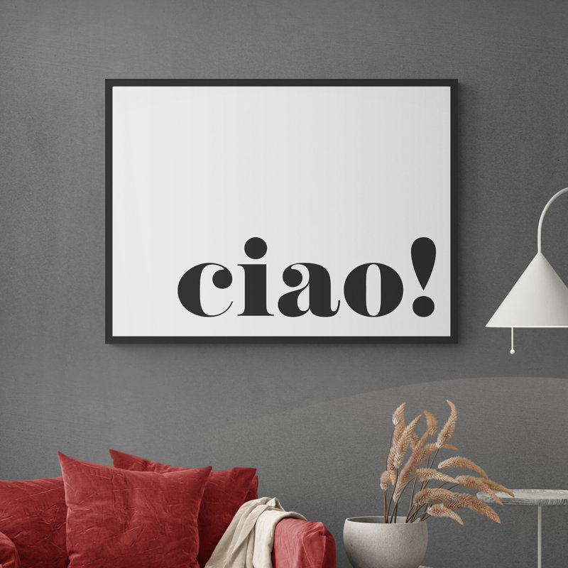 Ciao! Light - Wrapped Canvas Print, 61cm H x 81cm W 