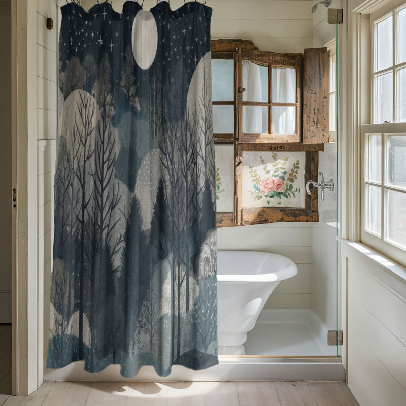 Shower Curtain, 74"H x 71"W