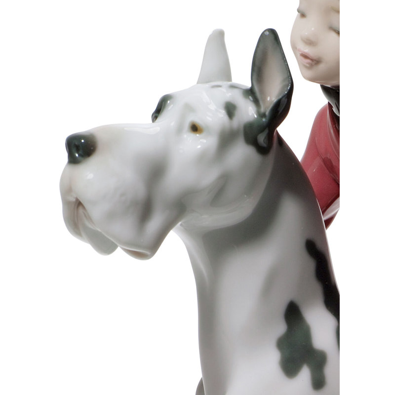 Giddy up Doggy Girl Figurine