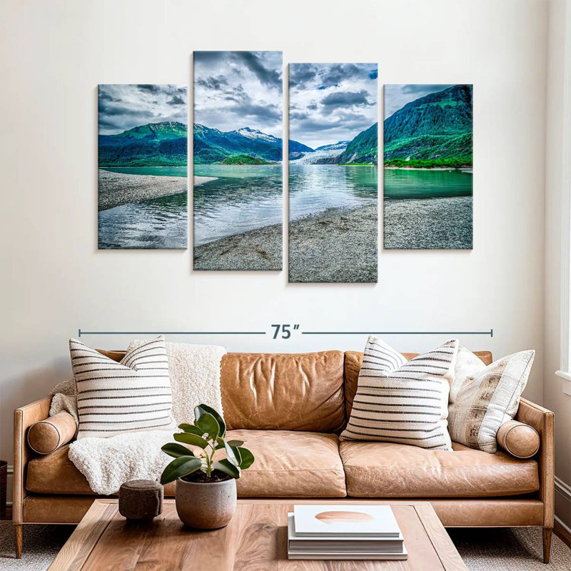 Alvord Mendenhall Glacier Scenery, 42" H x 68" W