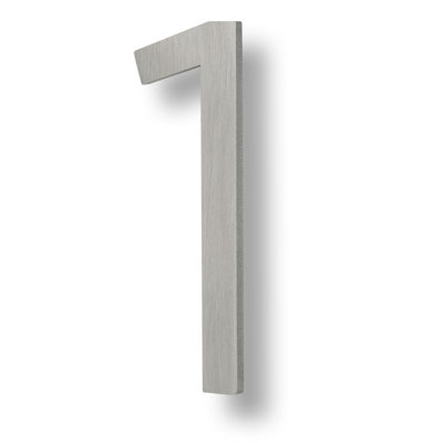 Numéro de maison flottante, 6 po