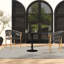 Abode 29.34'' Glass Outdoor Dining Table