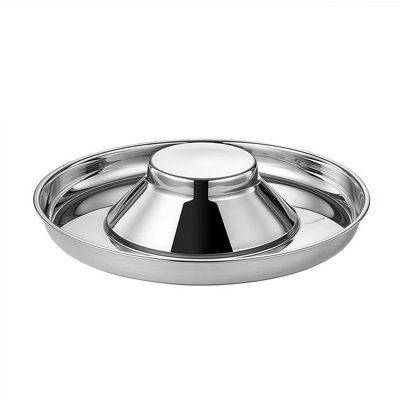 Ensemble de 2 bols d'eau en acier inoxydable pour chien