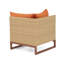 Ensemble de conversation modulaire en rotin 5 pièces avec coussins Sunbrella Tullio-1363704857