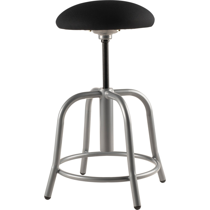 Tabouret actif à hauteur réglable, Noir, Gris