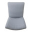 Chaise parsons Harpa rembourrée en bleu