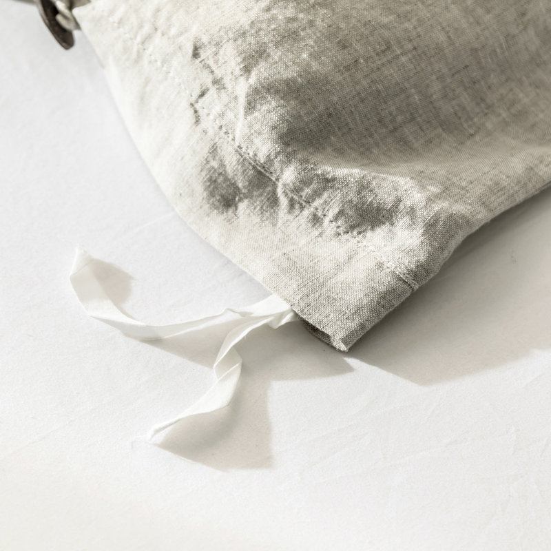 Duvet Cover Set-Button Loop, Linen, Full Duvet Cover + 2 Standard Shams