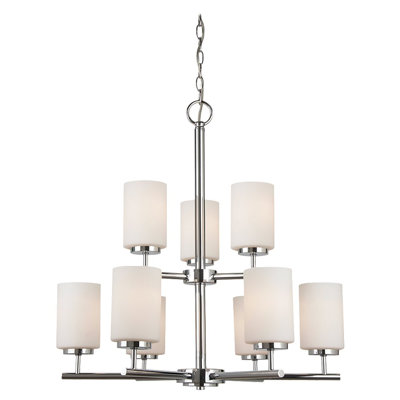 Lustre à neuf lumières Oslo de Génération Éclairage 