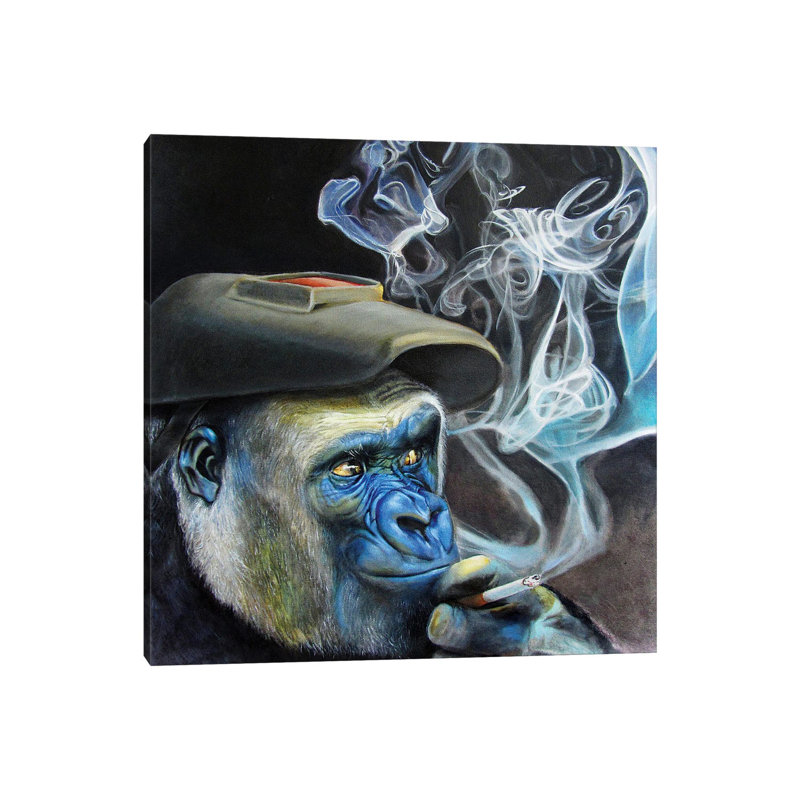 The Welder by Katharine Alecse - Wrapped Canvas Gallery-Wrapped Canvas Giclée, 66.04 cm H x 66.04 cm W x 1.91 cm D