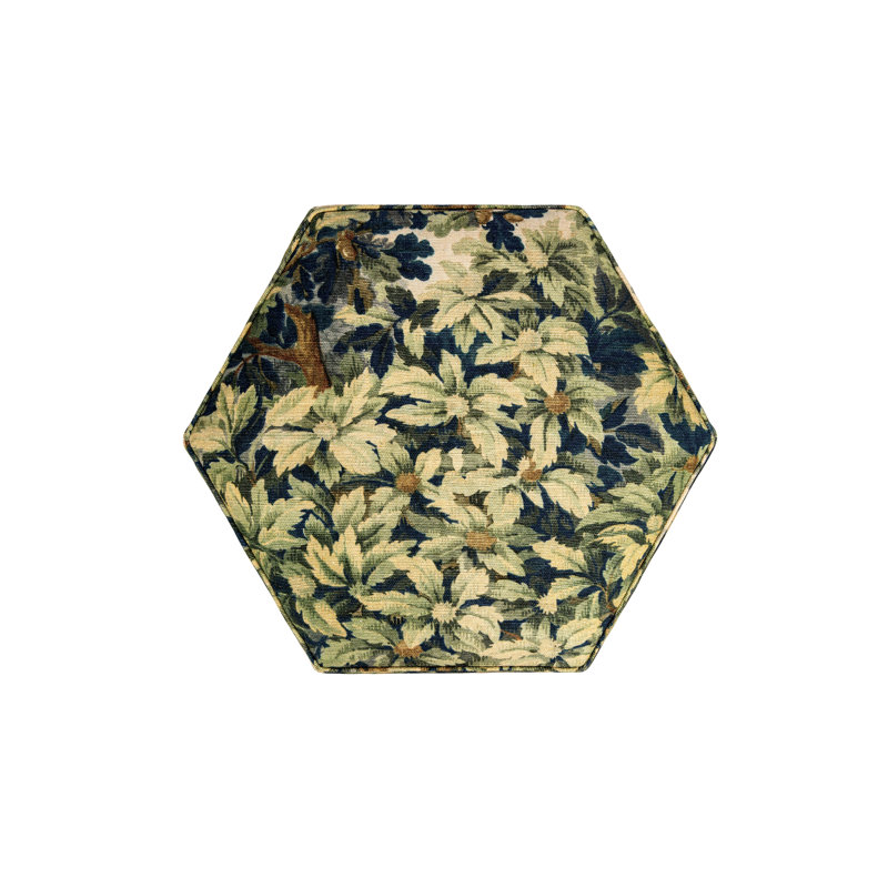 Bois De Chene Ottoman, Green