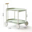 Lune chariot de rangement (vert) Nordic Internet célébrité chariot mobile cuisine simple tablette de rangement double canapé de salon