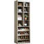 Système de rangement modulaire en bois l 23,6 po x H 78,7 po avec tablette et cubes-646058843