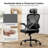 Ergonomic Office Chair, Home Office Desk Chair With Headrest, High Back Computer Chair With Armrests And Adjustable Lumbar Support For Home Office Study Room-1627056093-1627056092