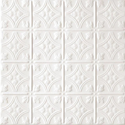 Tincraft Flush Tegular 15/16 2 ft. x 2 ft. Drop-In Mineral Fiber Acoustic Ceiling Tile, Set of 12
