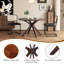 Table ronde en bois avec plateau 2 pièces 47,2 po Crossroads-1725556395