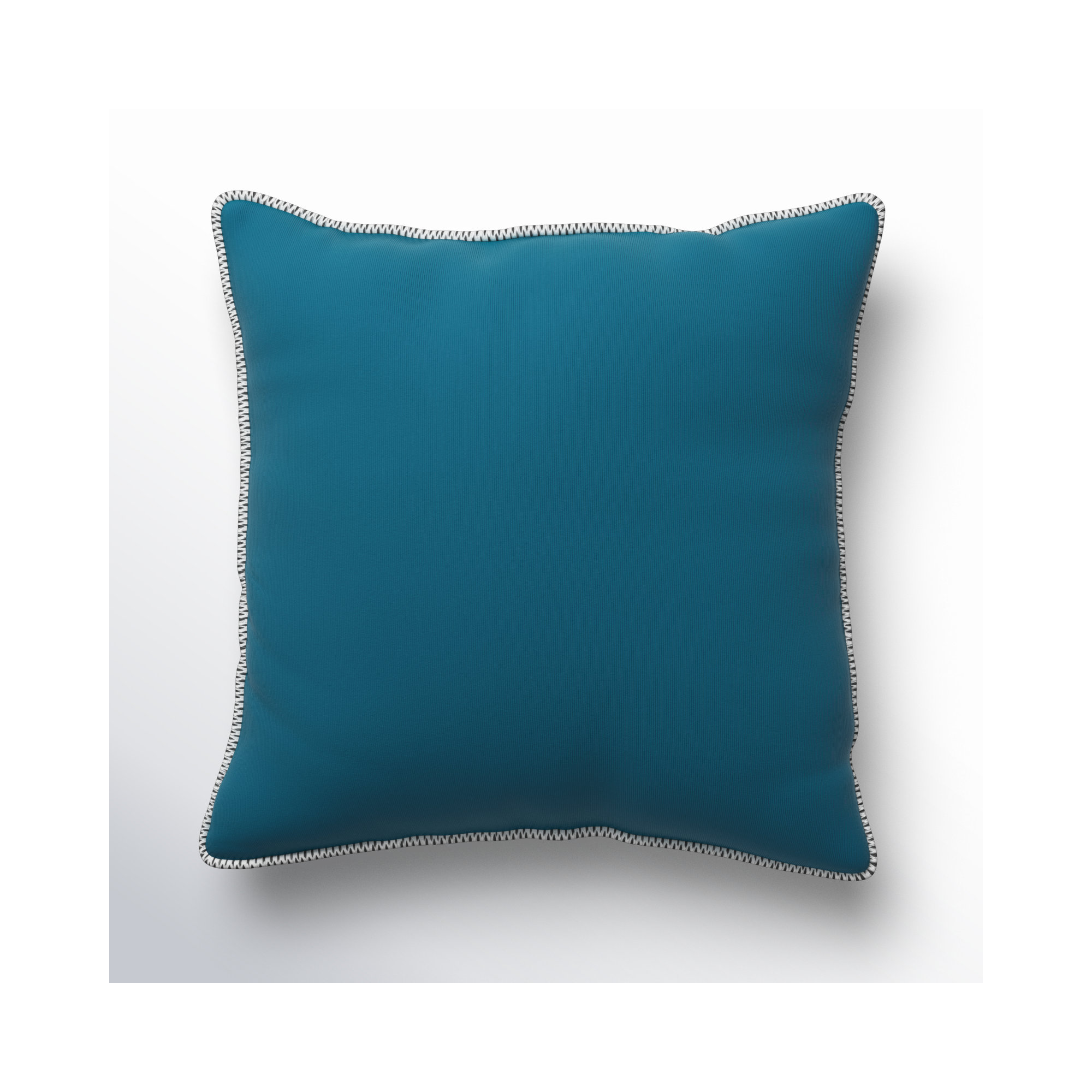 Delijah Sunbrella® Indoor/Outdoor Throw Pillow, Seascape Turquoise, 20" x 20"