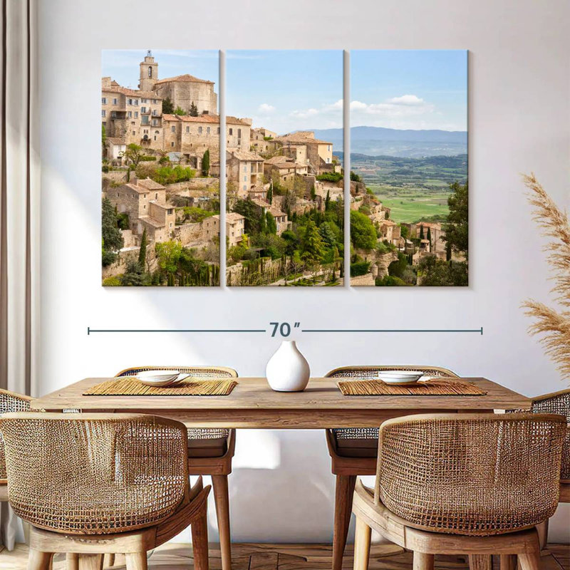 Gordes en France, H 42 po x l 65 po