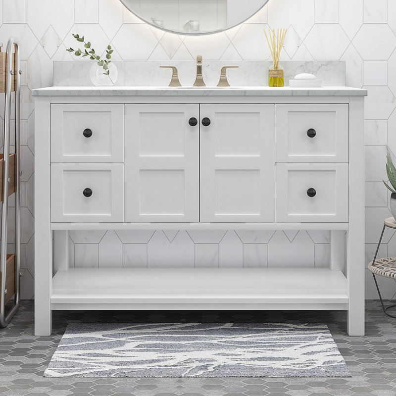 48'' CABINET, White