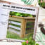 Ensemble de lit de jardin surélevé Outsunny