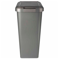 5five Simply Smart White bins made of bamboo, trash can, waste bin, bin 5l  : : Home
