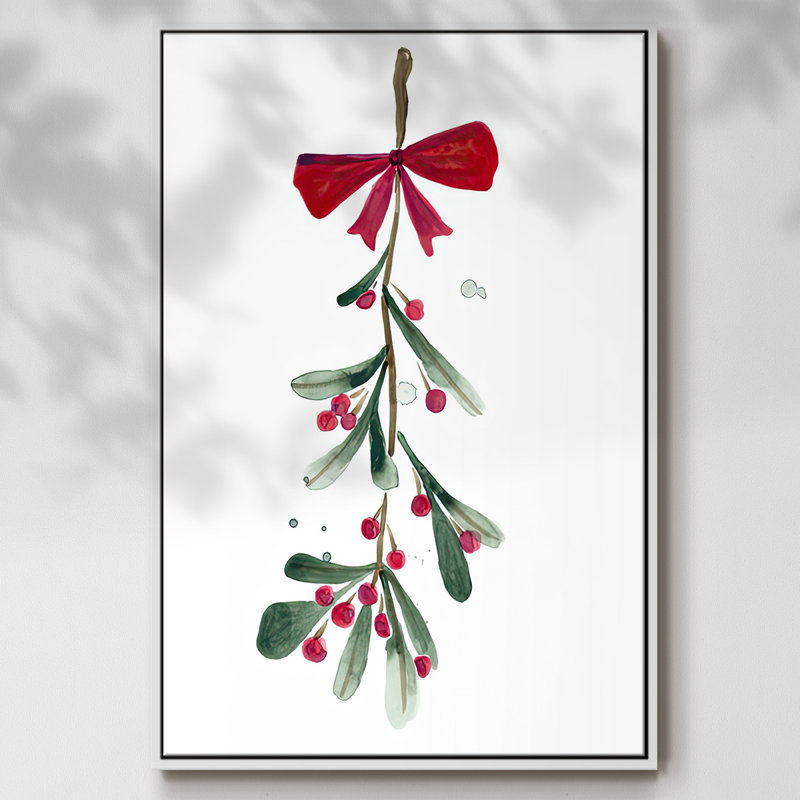 Warm Winter Wishes VI-Framed Gallery Wrapped Canvas, H 25 po x l 17 po x P 1,5 po, Cadre blanc
