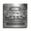 Art mural en métal luxueux «Beautiful Country 3 Grey White Sq» par James Wiens, 12 po x 12 po-1156947434