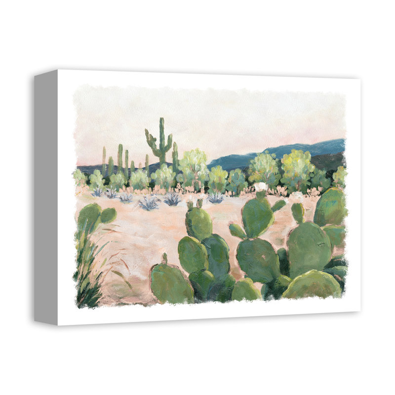 Paysage désertique rêveur-reproduction d’art sur toile, H 11 po x l 14 po x P 1,25 po