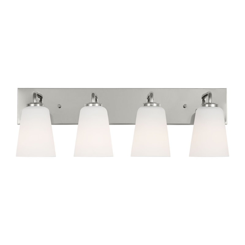 Miles Extra Large Vanity from Generation Lighting , White, Chrome