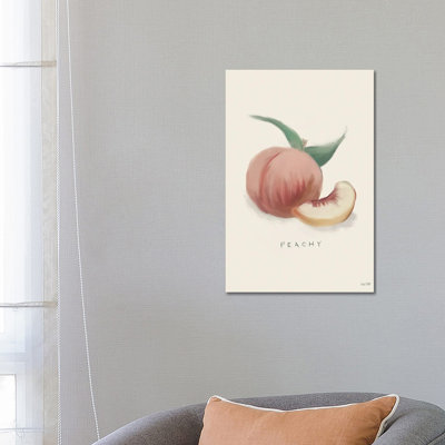 Peachy by House Fenway - Wrapped Canvas Print