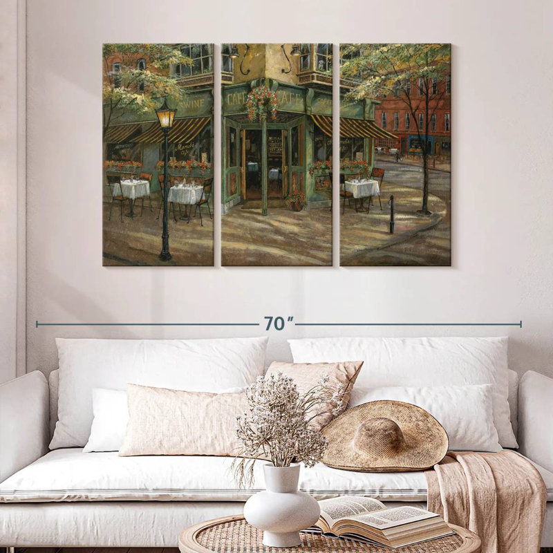 Lilie Mandi's Cafe, 32" H x 50" W