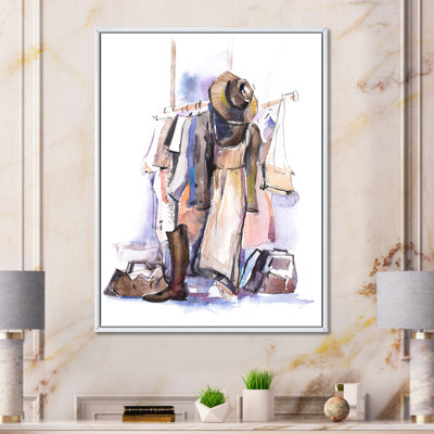 " Casual Clothing Shop In Shopping Mall " Painting Print
