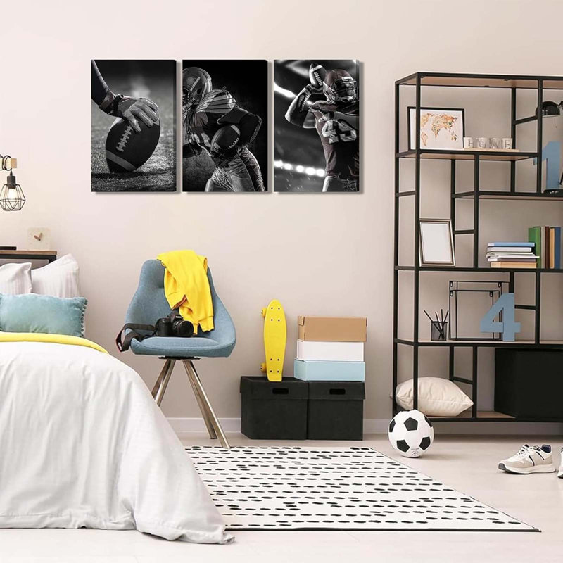 3 Piece Wrapped Canvas Print, 60cm H x 40cm W