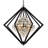 Modern 4 Light Crystal Chandelier-584962495