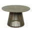 Table de salle à manger d'extérieur grise en bois gris, taille 46,03 po, parfaite pour les rassemblements haut de gamme très grande table grise, structure stable et surface spacieuse